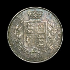 Victoria halfcrown reverse