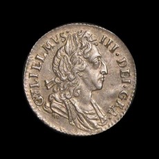 William III sixpence obverse