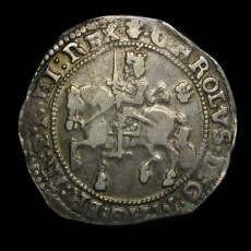Charles I halfcrown obverse