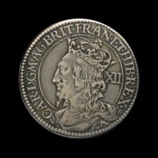 Charles I twelve shillings obverse