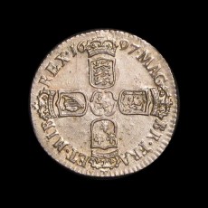 William III sixpence reverse