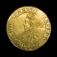 Charles I unite obverse