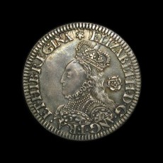 Elizabeth I sixpence obverse