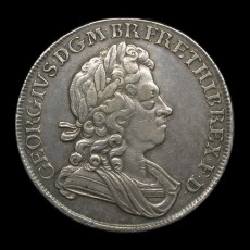 George I crown obverse