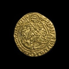 Edward IV half angel obverse