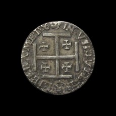 Mary half testoon reverse