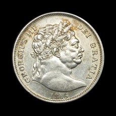 George III halfcrown obverse