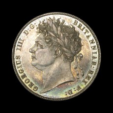 George IV halfcrown obverse