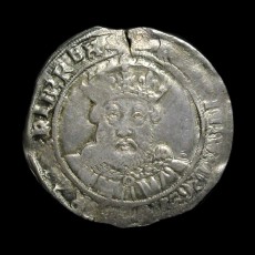 Henry VIII testoon obverse