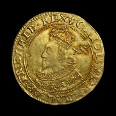 Charles I unite obverse