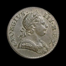 George III halfpenny obverse