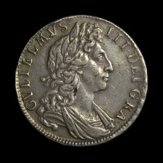 William III halfcrown obverse