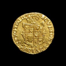 Charles I gold crown reverse