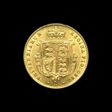 Victoria half sovereign reverse
