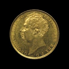 George IV two pounds obverse