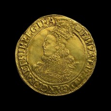 Elizabeth I half pound obverse