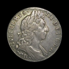 William III halfcrown obverse
