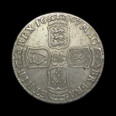 William III halfcrown reverse