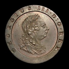 George III twopence obverse