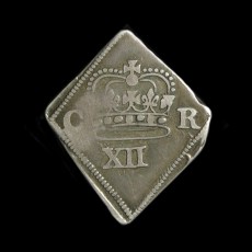 Charles I shilling obverse