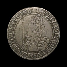Elizabeth I halfcrown obverse