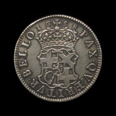 Cromwell shilling reverse