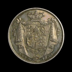 William IV halfcrown reverse