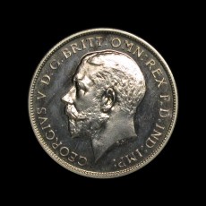 George V florin obverse