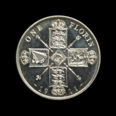 George V florin reverse