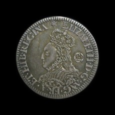 Elizabeth I sixpence obverse