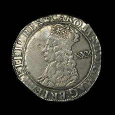 Charles II halfcrown obverse