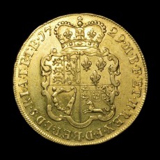 George II five guineas reverse