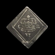 Charles I sixpence obverse