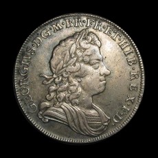 George I halfcrown obverse