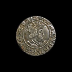 Henry VIII halfgroat reverse