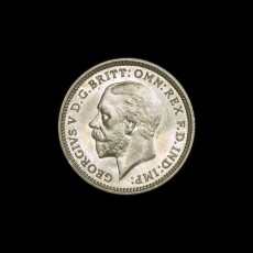 George V threepence obverse