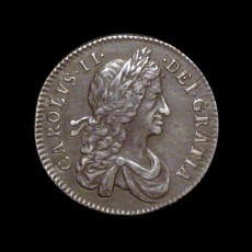 Charles II shilling obverse