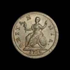 George I farthing reverse