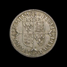 Elizabeth I sixpence reverse