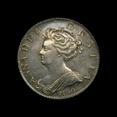 Anne shilling obverse