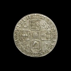 George I sixpence reverse