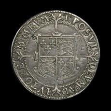 Elizabeth I halfcrown reverse