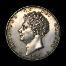 George IV pattern crown obverse