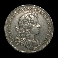 George I halfcrown obverse