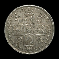 George I halfcrown reverse