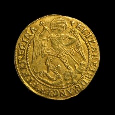 Elizabeth I angel obverse