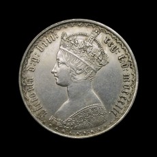 Victoria florin obverse