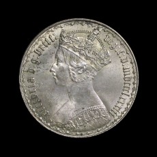 Victoria florin obverse