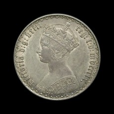 Victoria florin obverse