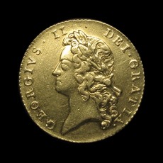 George II two guineas obverse